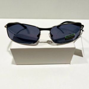 DJNY Men's Polarized Sunglasses (Large Size, set of two) 238047 Silver/Gray